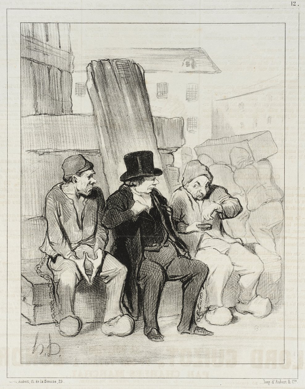 Então, meu amigo, aos vinte e dois anos já tinha matado três homens... de Honoré Daumier