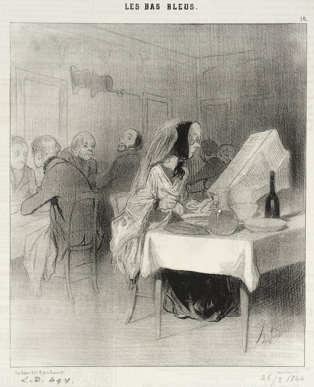 Vamos!... ainda não fizeram a crítica do meu romance... de Honoré Daumier