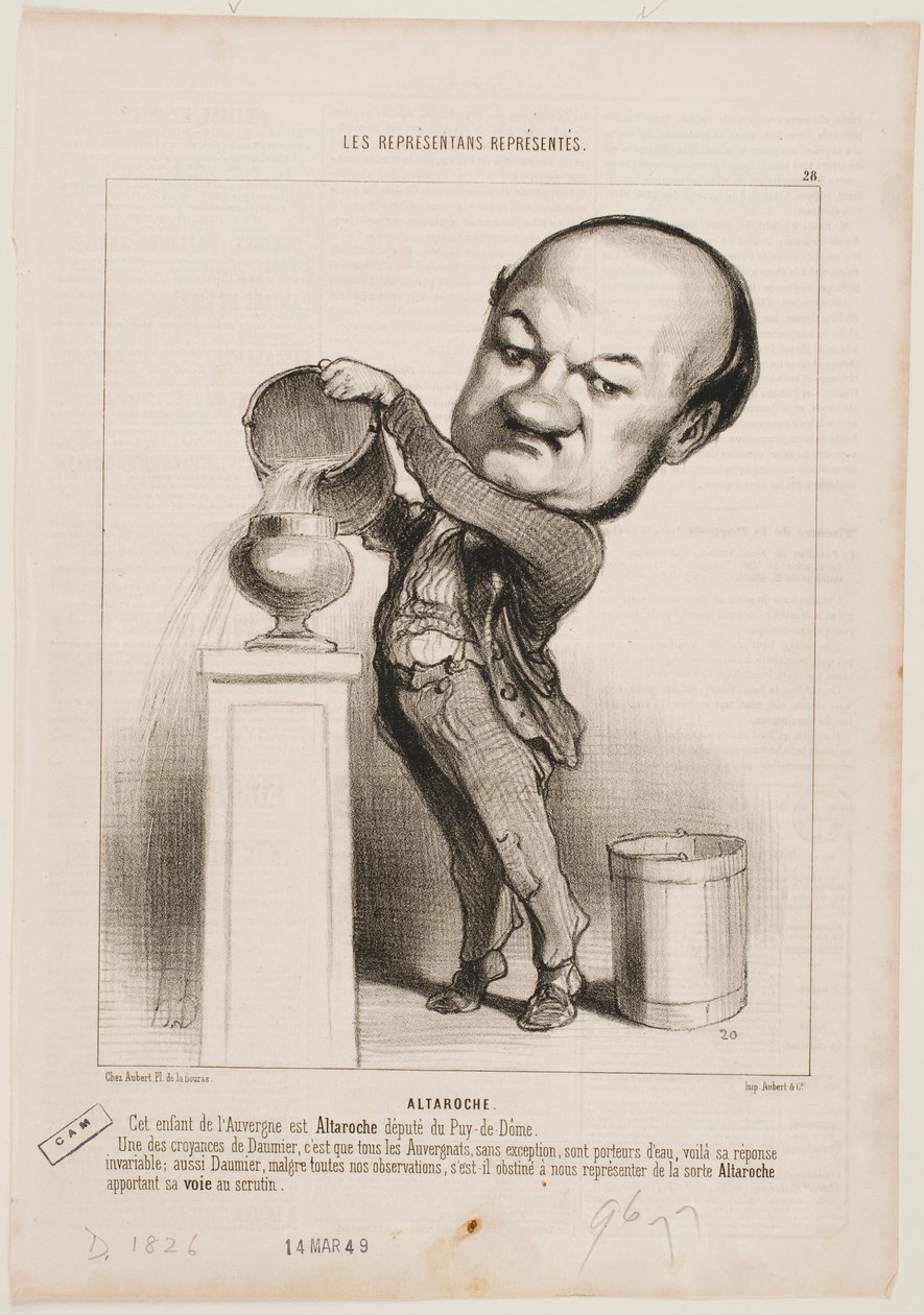 Altaroche de Honoré Daumier