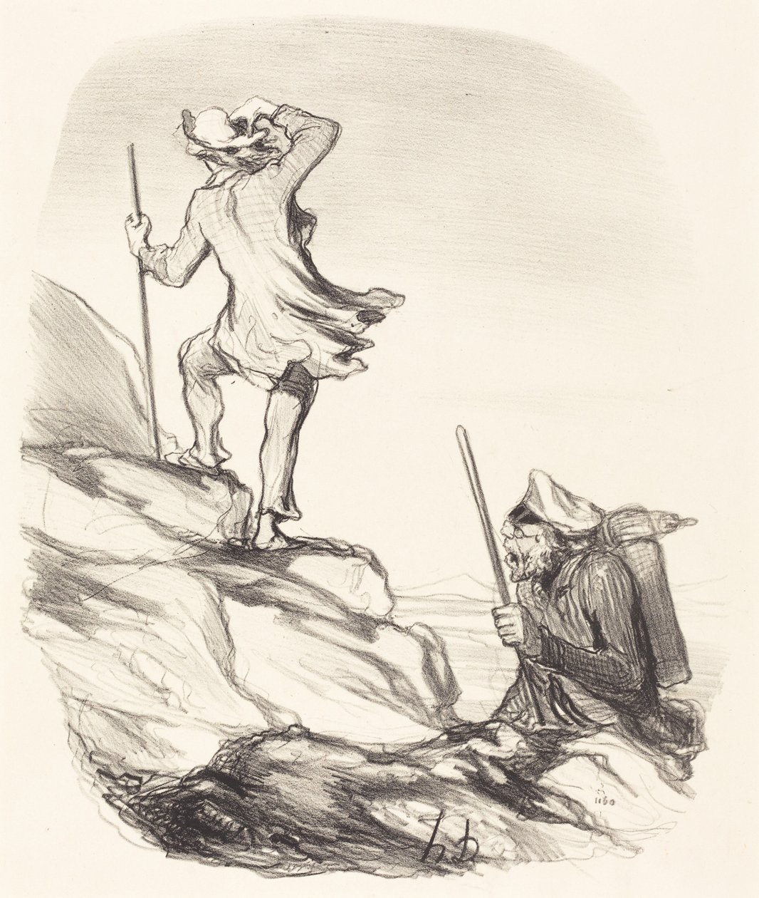 Vês um lugar civilizado... de Honoré Daumier
