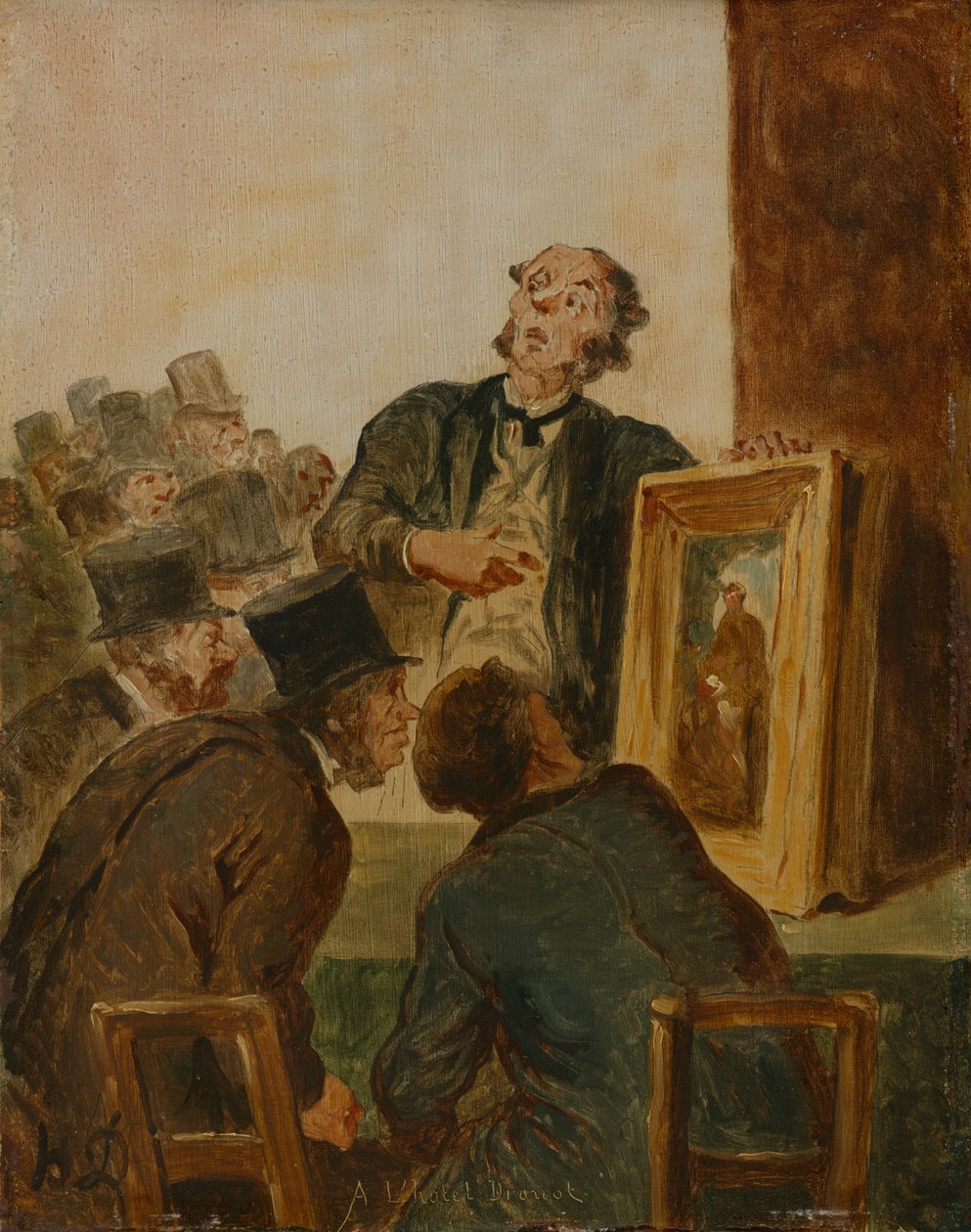 Na Galeria Drouot de Honoré Daumier