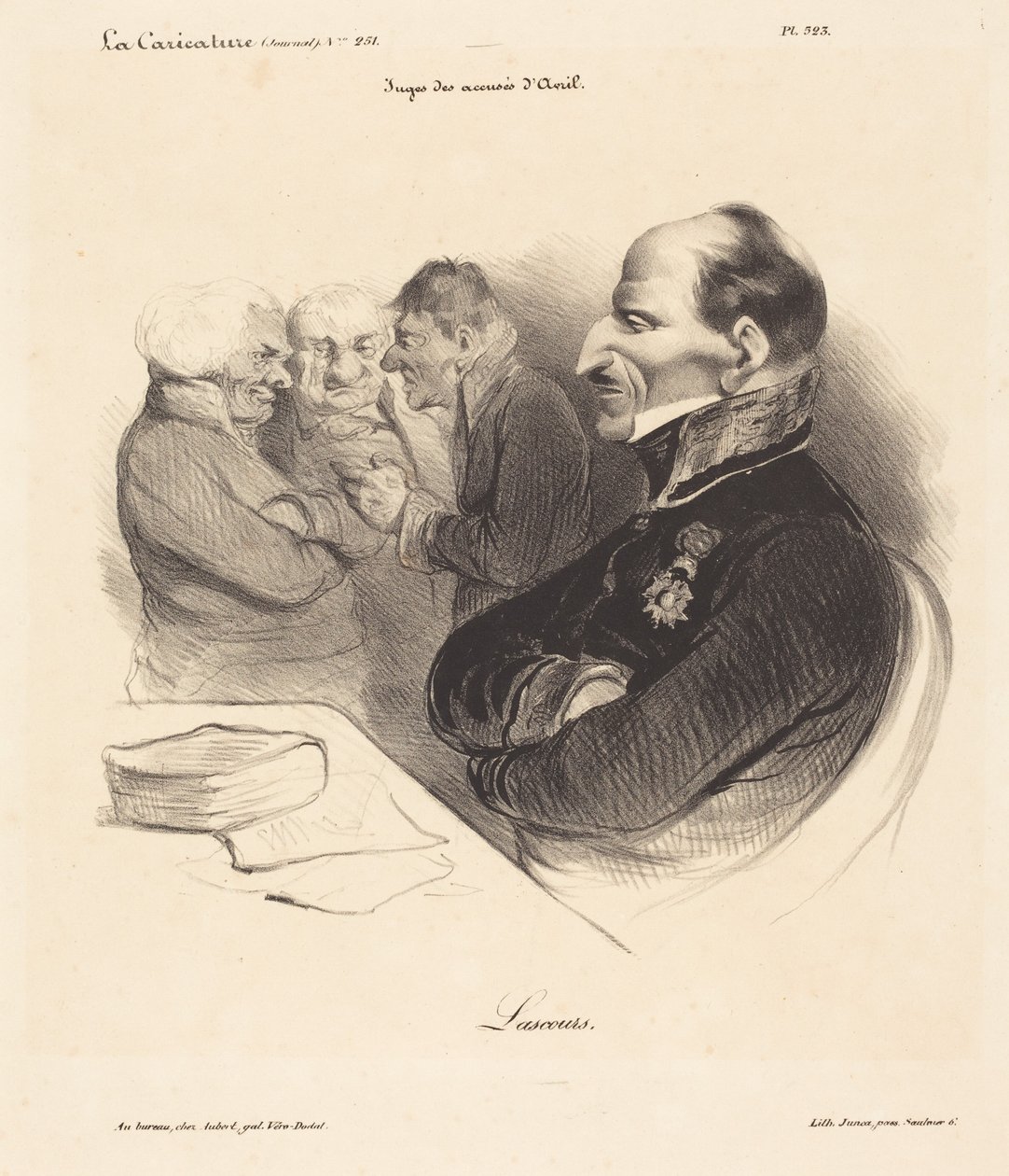 Barão de Lascours de Honoré Daumier