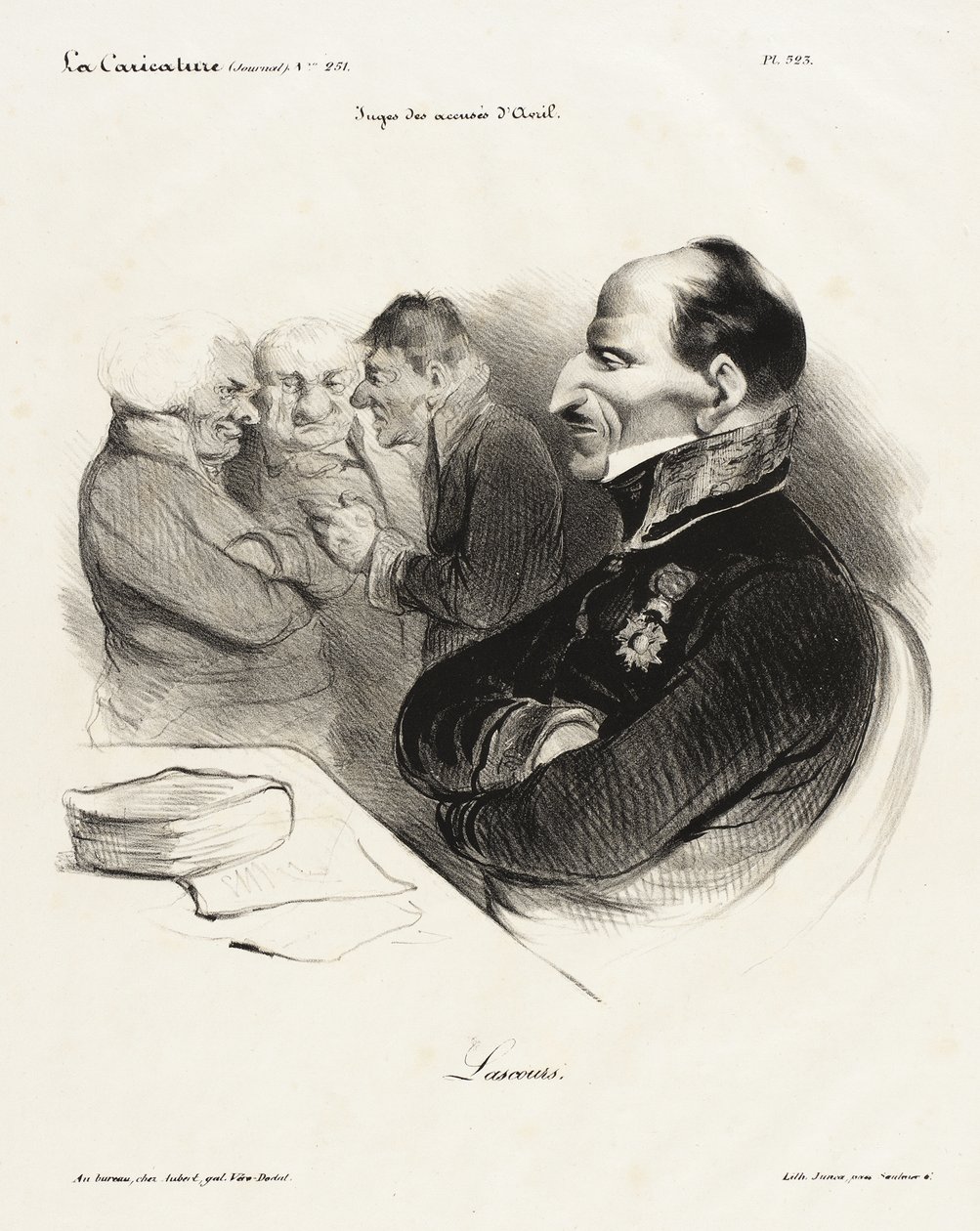 Barão de Lascours de Honoré Daumier