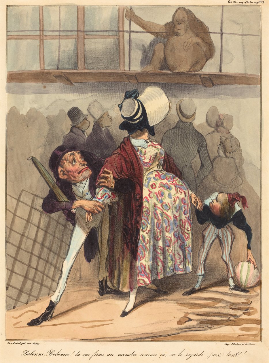 Bobonne... não olhes tanto para ele! de Honoré Daumier