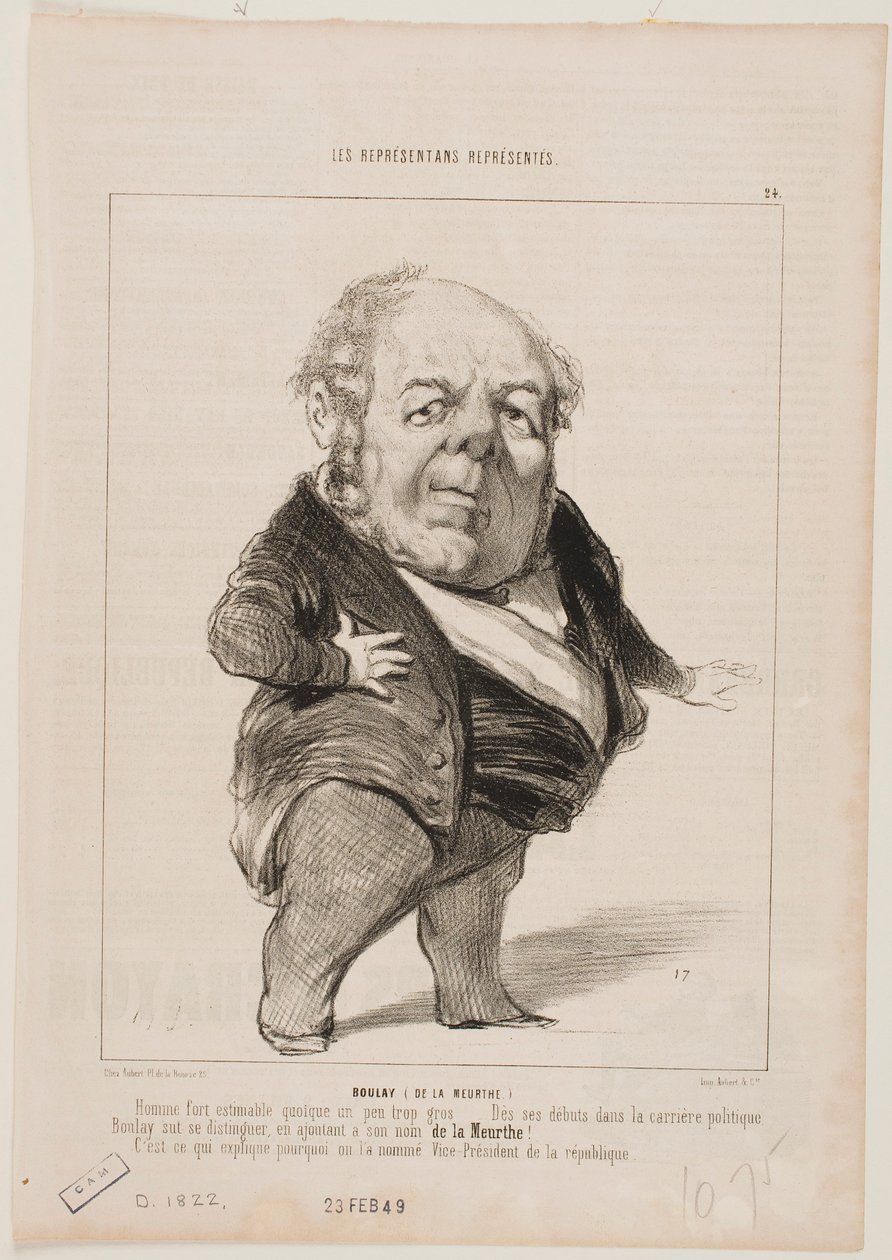 Boulay (de la Meurthe) de Honoré Daumier