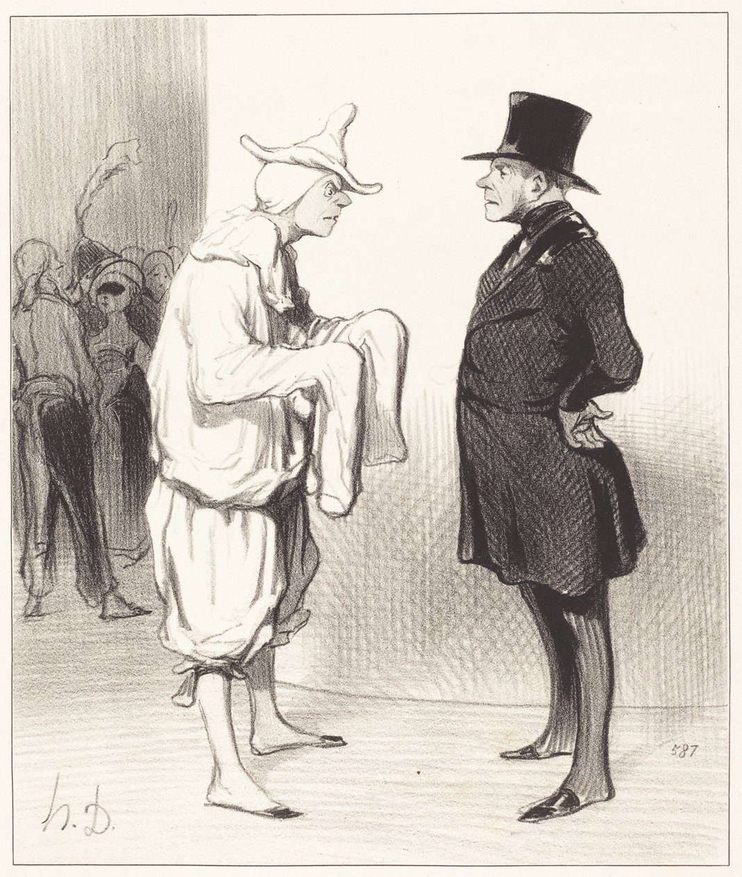 Cenoura de outfielder de Honoré Daumier