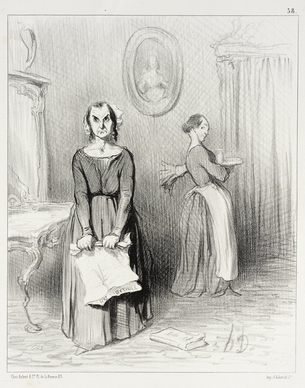 Este jornal considera a minha obra lamentável... de Honoré Daumier