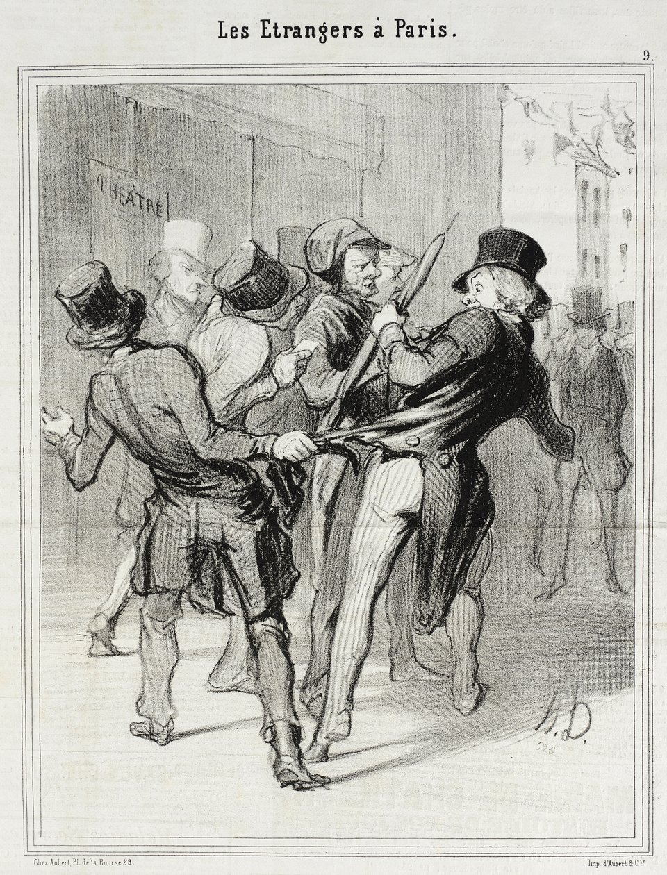 Aquilo a que se chama as seduções de Paris de Honoré Daumier