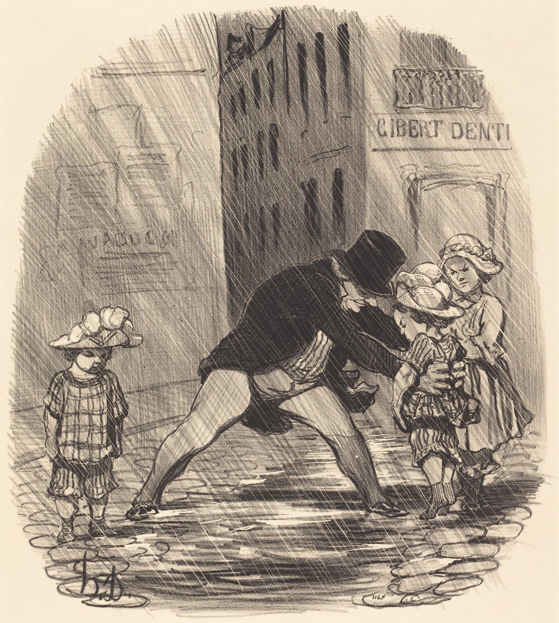 É bobagem ter no inverno,... de Honoré Daumier