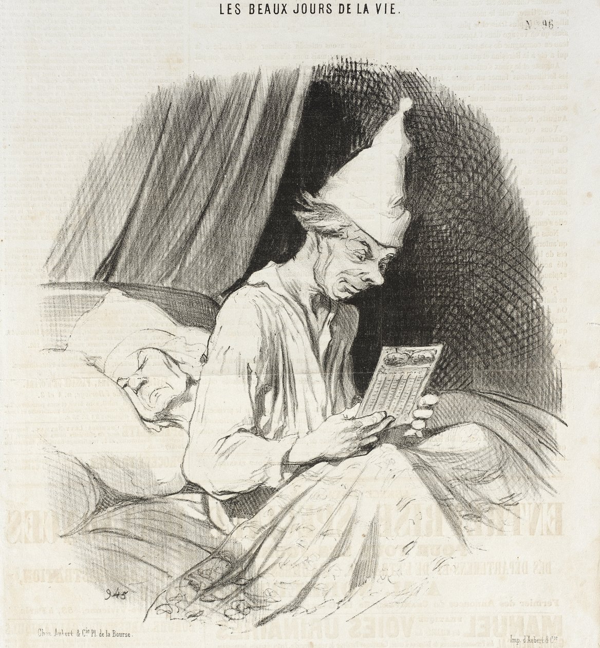 É mesmo hoje, 28 de julho, Santa Ana... de Honoré Daumier