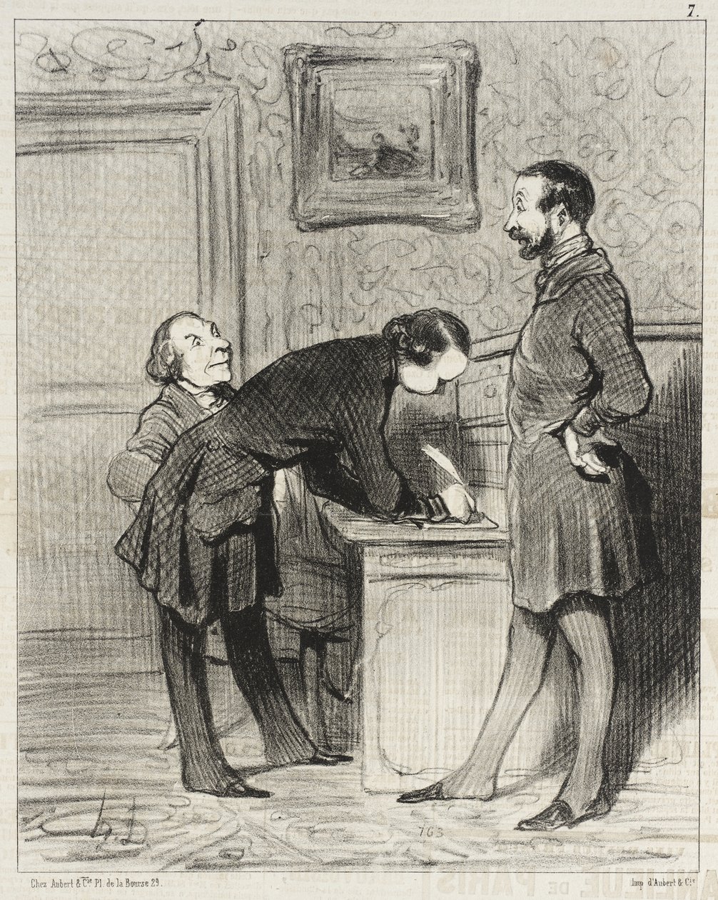 É justo, porque é seu amigo... de Honoré Daumier