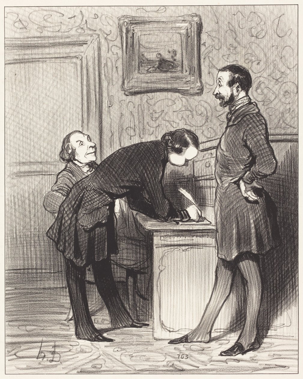 É precisamente porque é vosso amigo... de Honoré Daumier