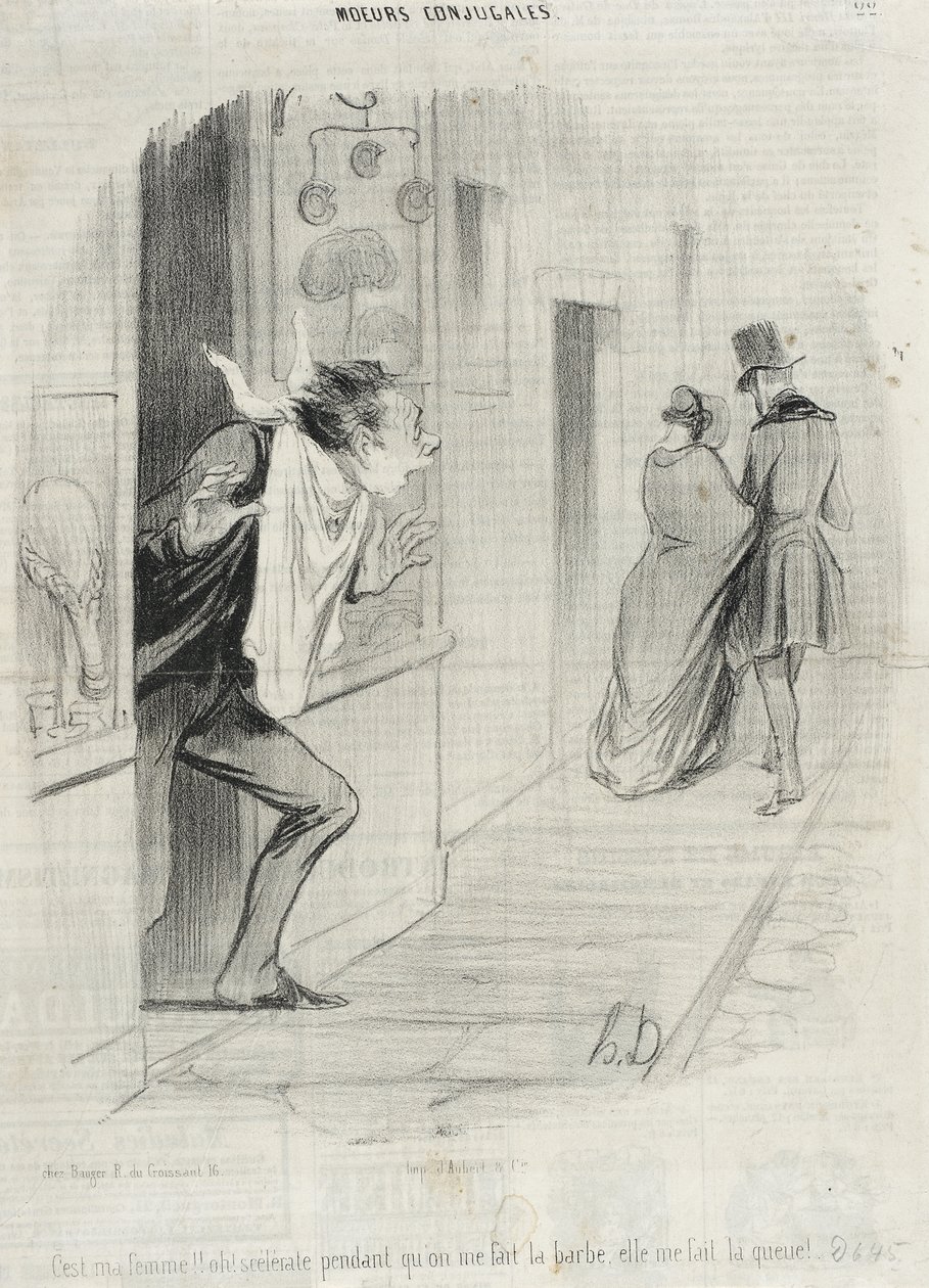 É a minha mulher!!... de Honoré Daumier