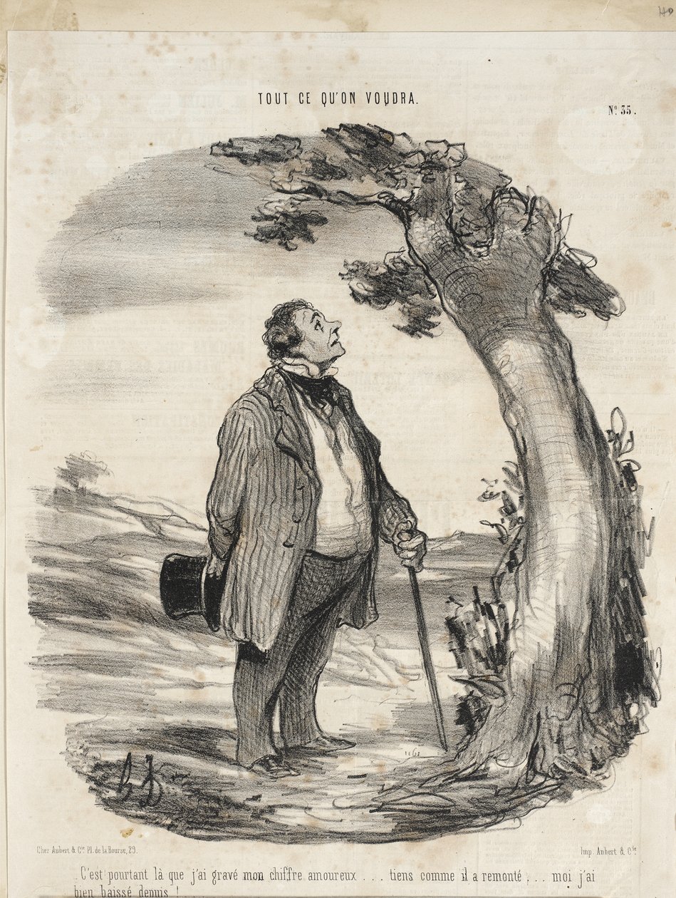 No entanto, foi ali que gravei o meu número... de Honoré Daumier