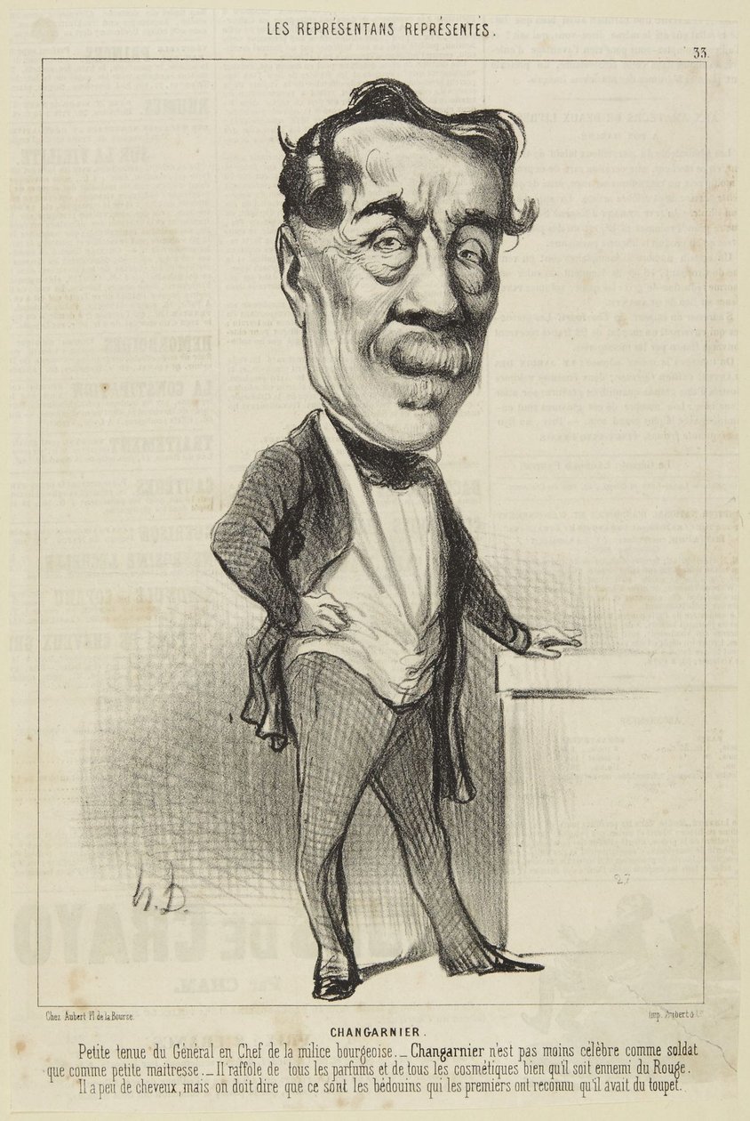 Changarnier de Honoré Daumier