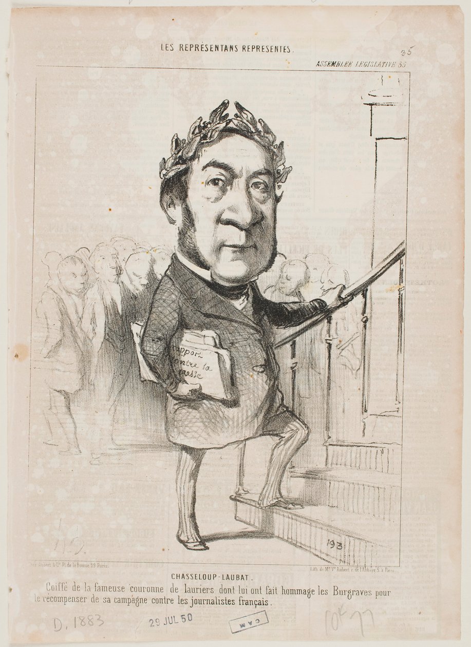 Chasseloup-Laubat de Honoré Daumier