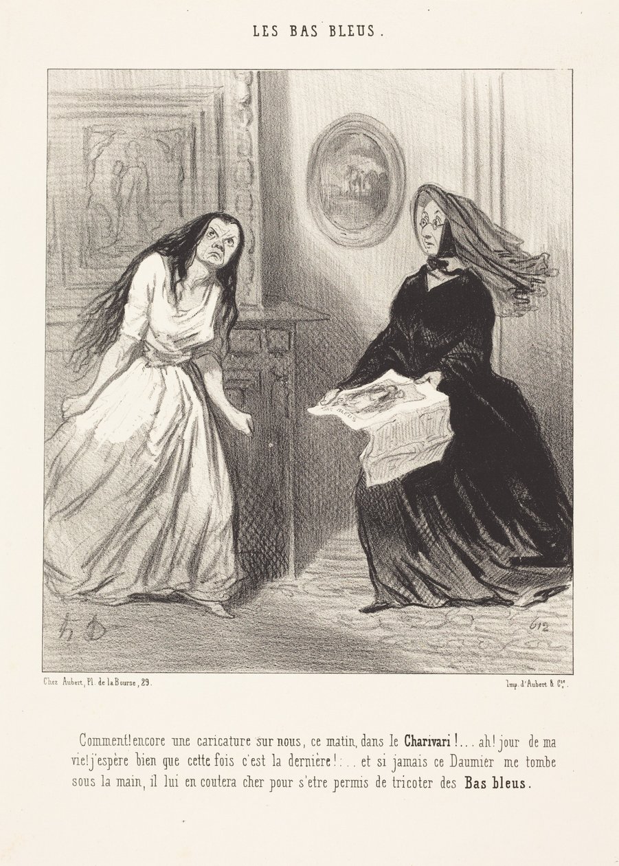 Como! Outra caricatura sobre nós... de Honoré Daumier