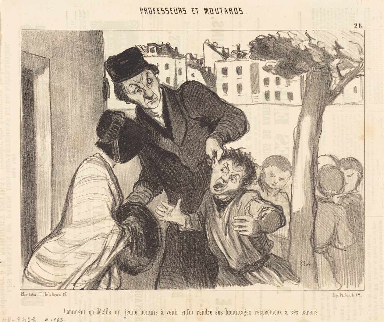 Como você decide um jovem vir... de Honoré Daumier