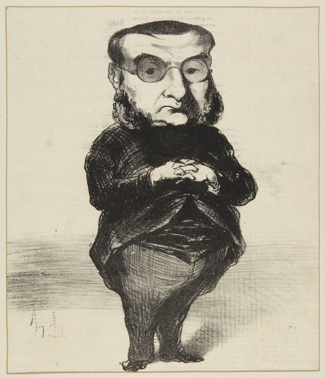 «Coquerel» de Honoré Daumier