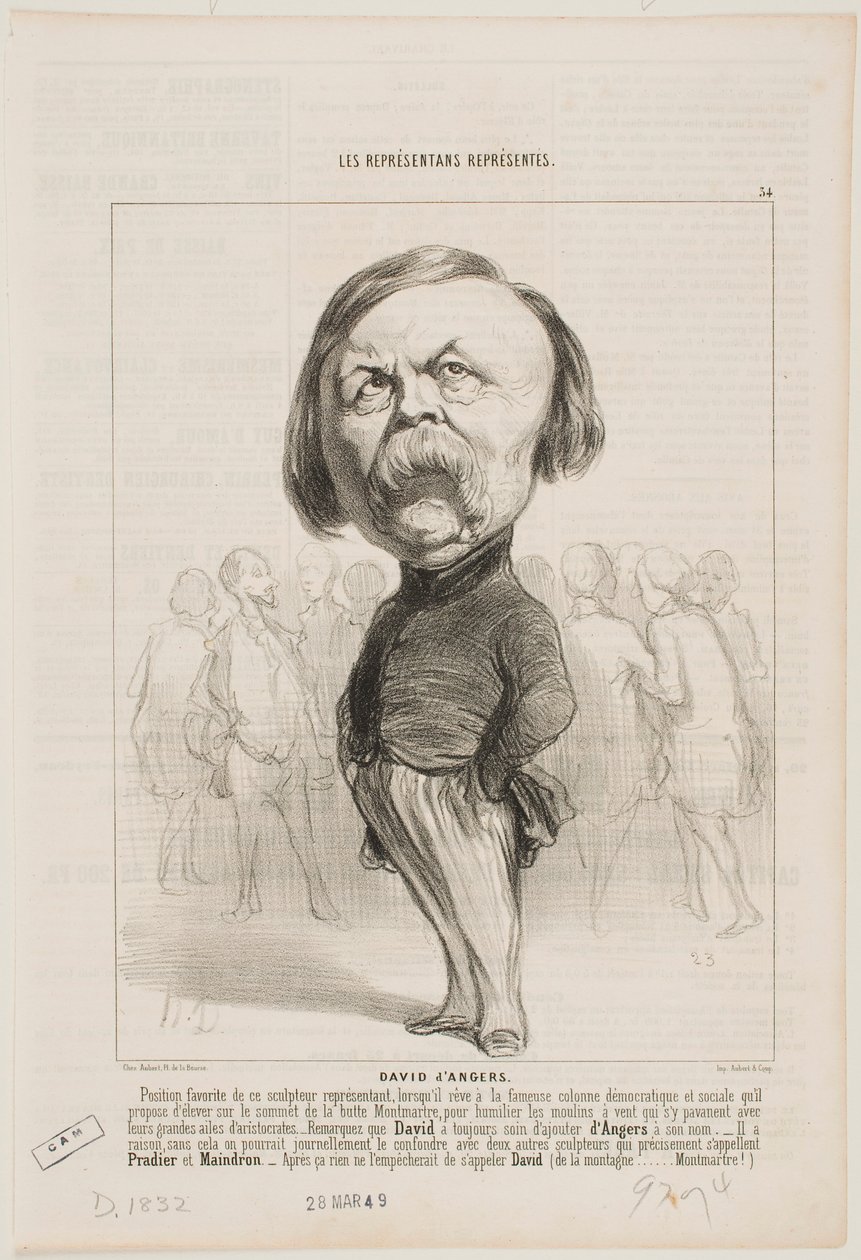 David D’Angers de Honoré Daumier