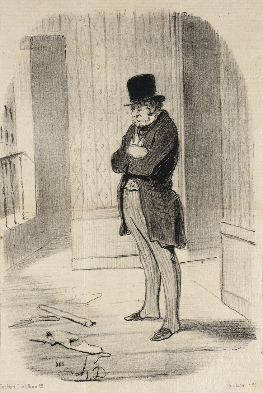 Mudou-se!... de Honoré Daumier