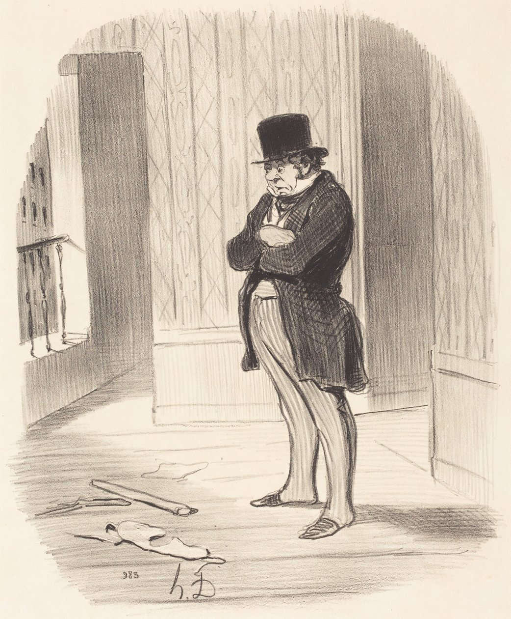 Mudou-se!... de Honoré Daumier