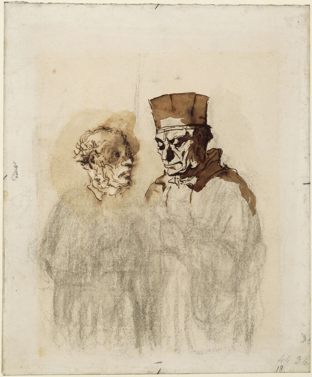 O advogado e o seu cliente de Honoré Daumier