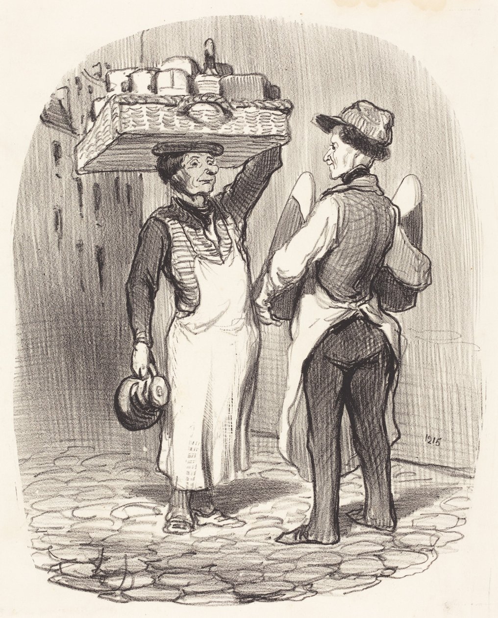 Encarregados de negócios de Honoré Daumier