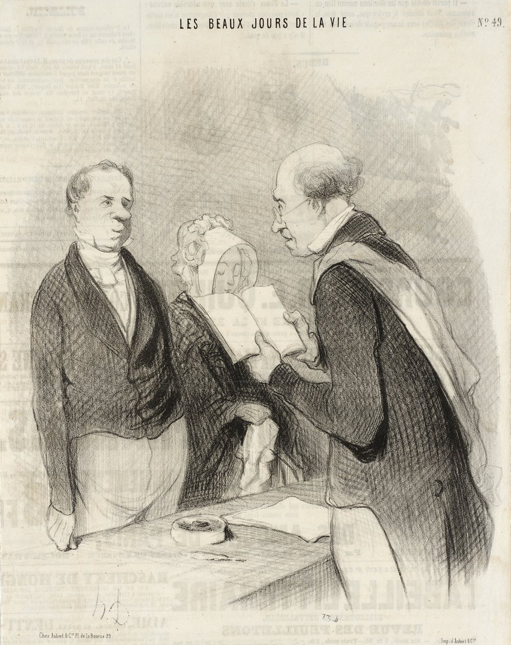 Perante o presidente da câmara de Honoré Daumier