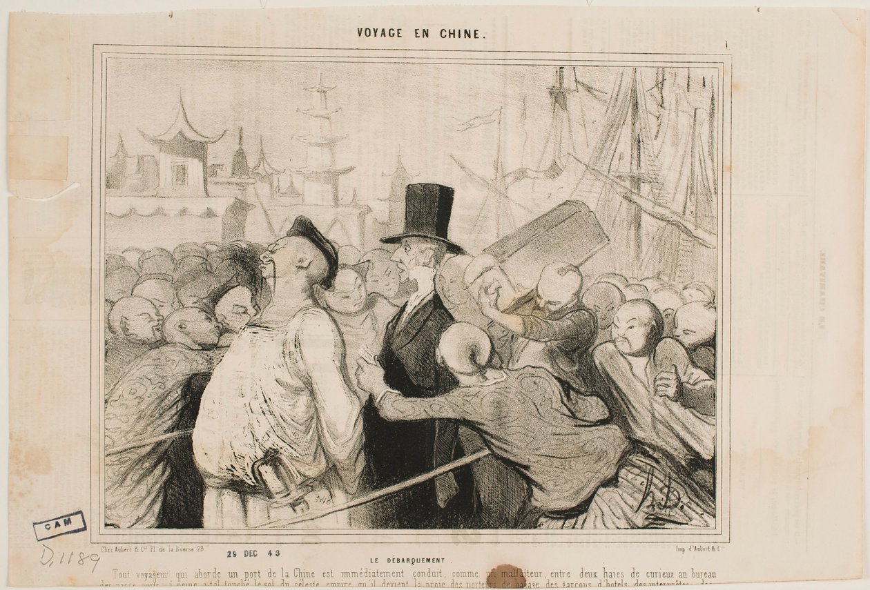 Desembarque de Honoré Daumier