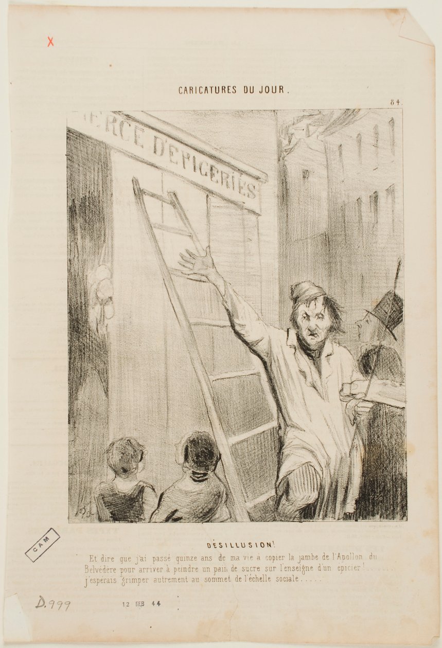 Desilusão! de Honoré Daumier