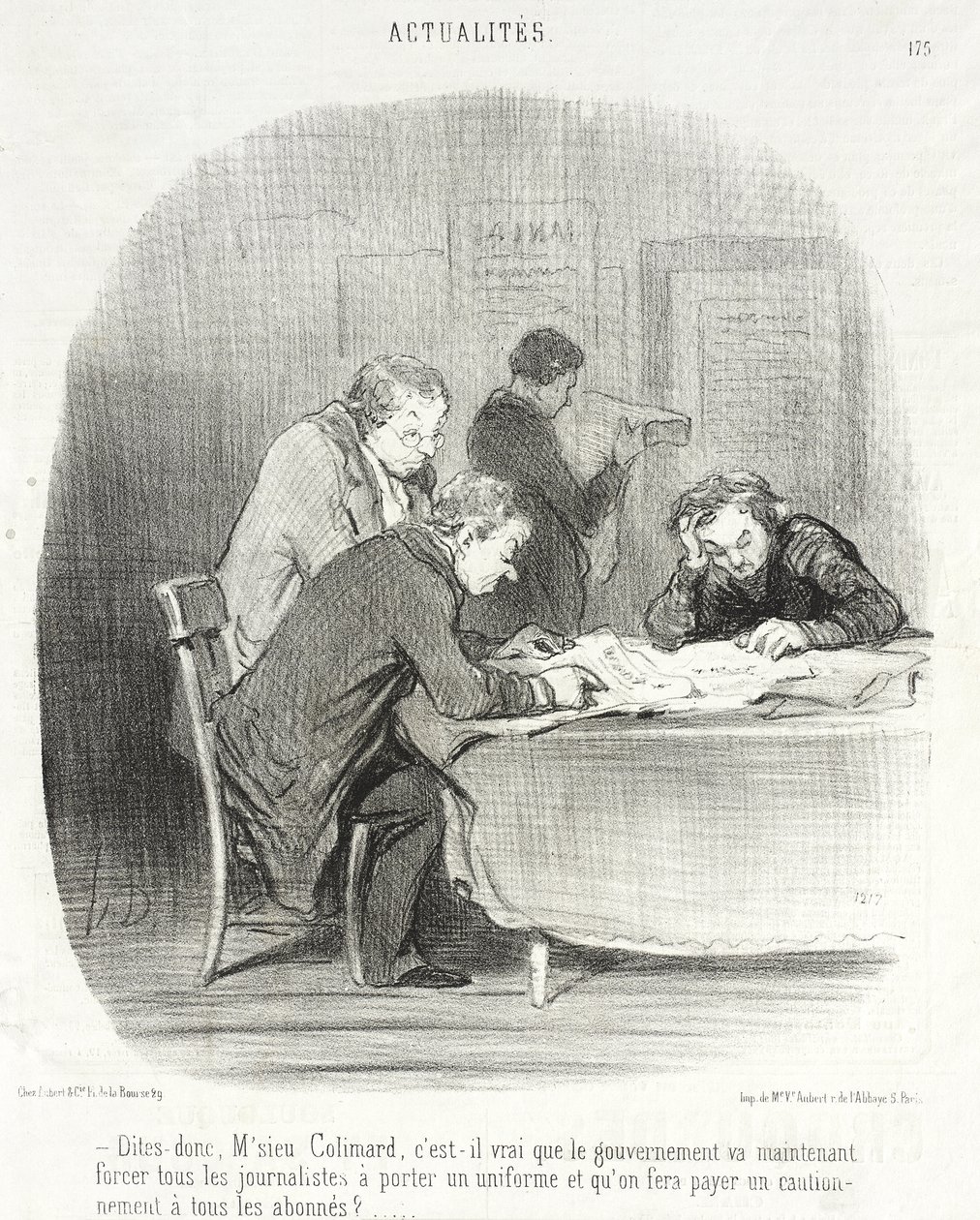 Diga lá, Sr. Colimard... de Honoré Daumier