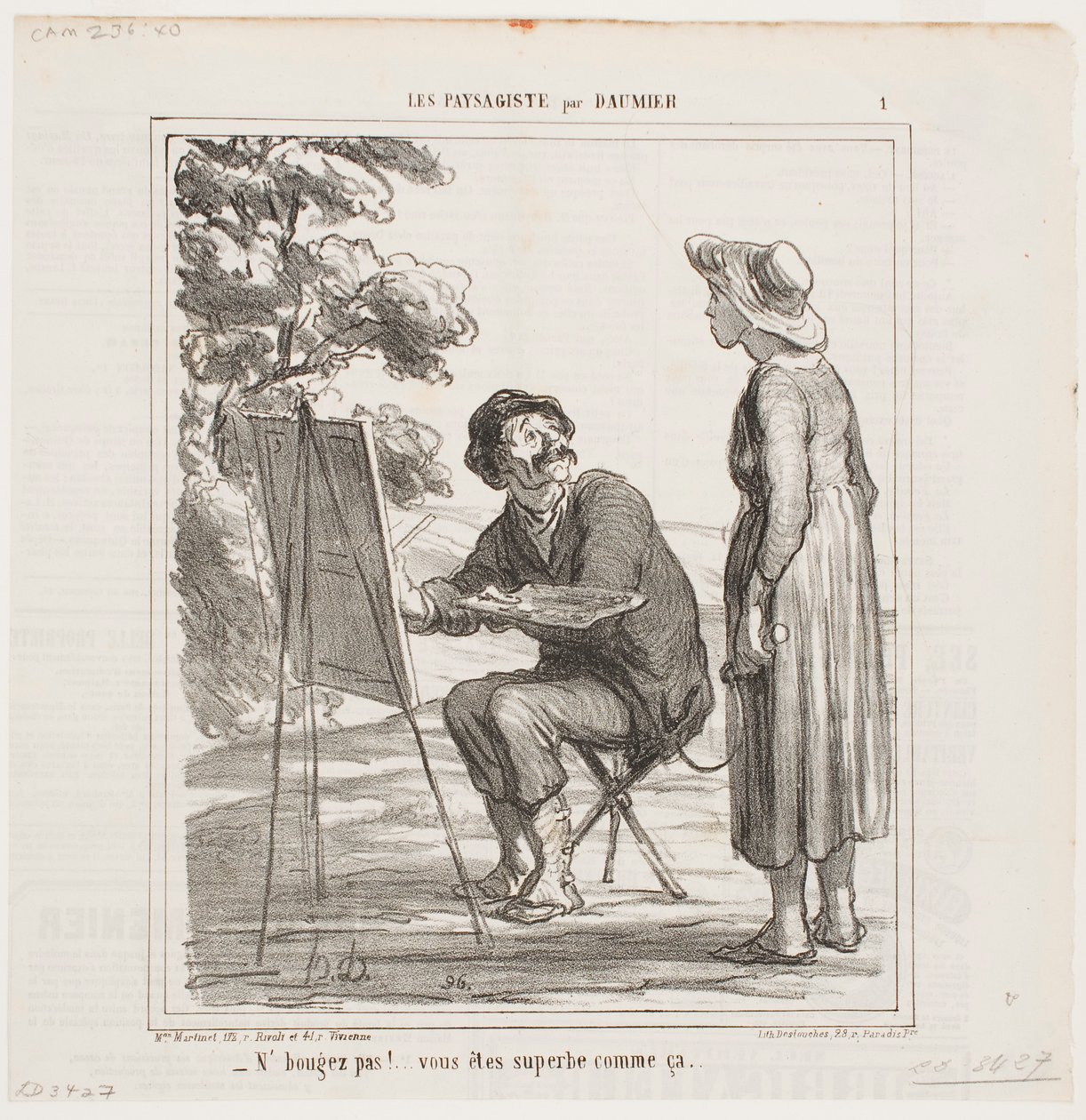 Não te mexas... estás soberba assim mesmo... de Honoré Daumier