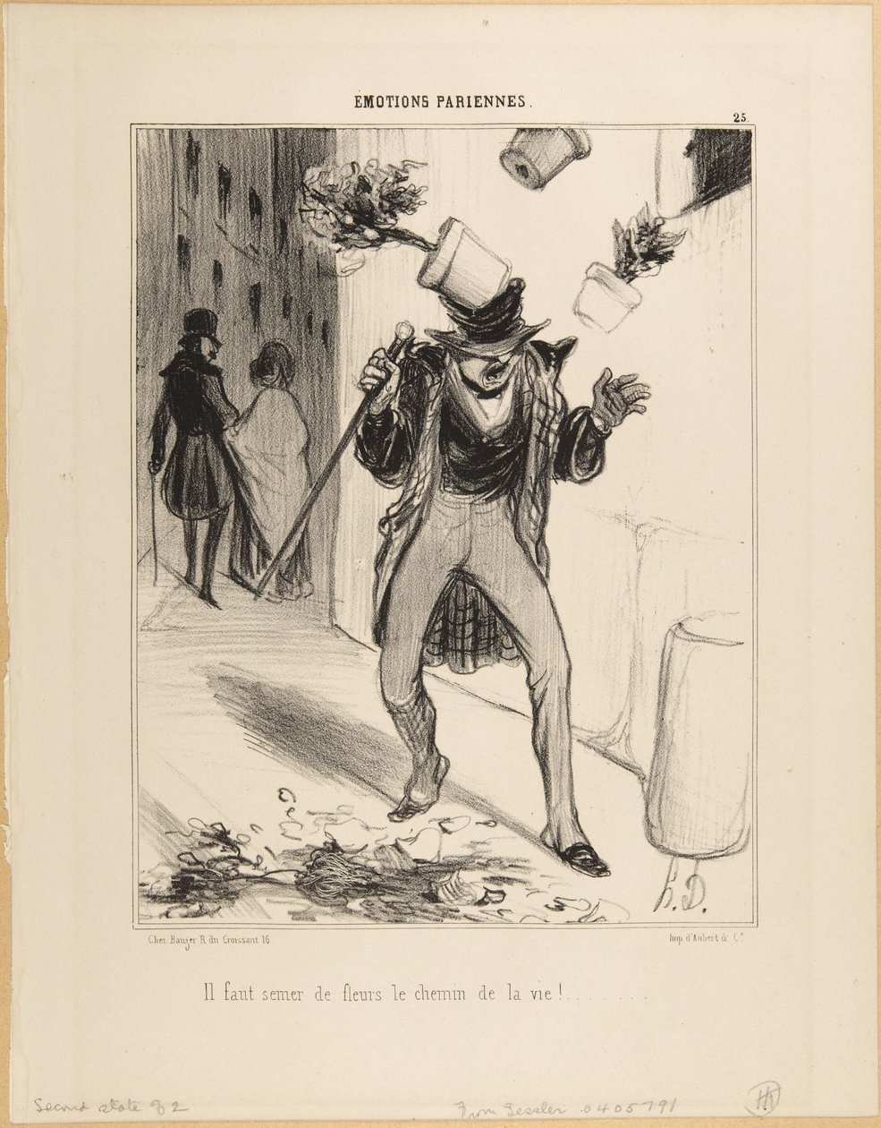 «Emoções parisienses» (sic) de Honoré Daumier