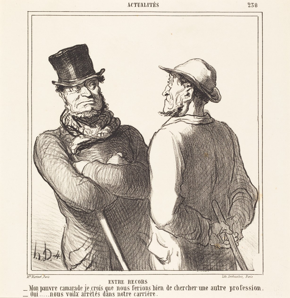 Entre memórias de Honoré Daumier