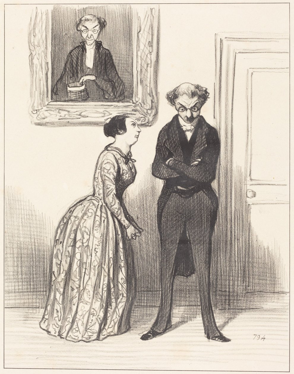 E pensar que não consegui fazer condenar três arguidos!... de Honoré Daumier