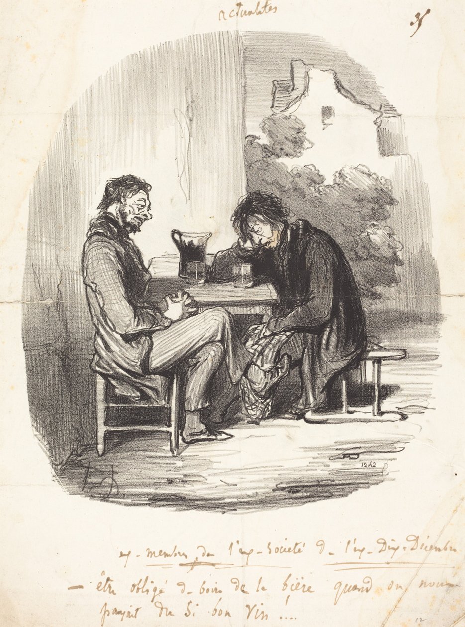 Ex-membros da ex-Sociedade do ex-Dez de Dezembro de Honoré Daumier