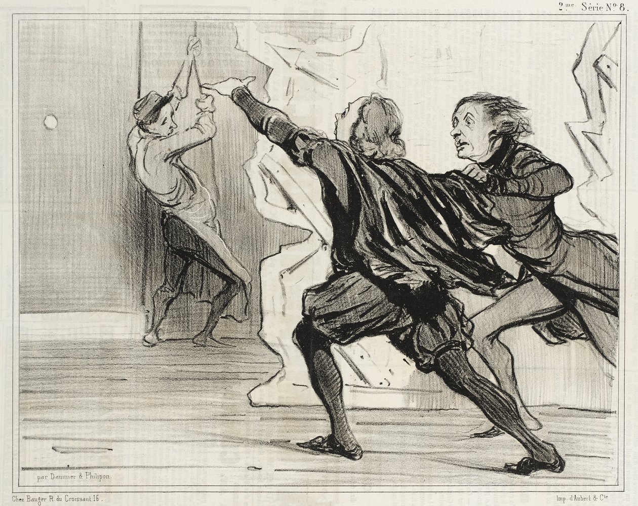 Farsa dramática... de Honoré Daumier