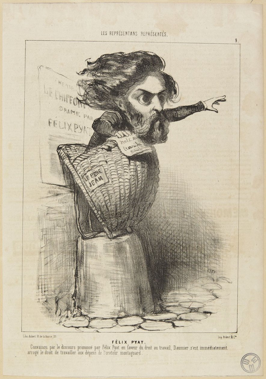 «Félix Pyat» de Honoré Daumier