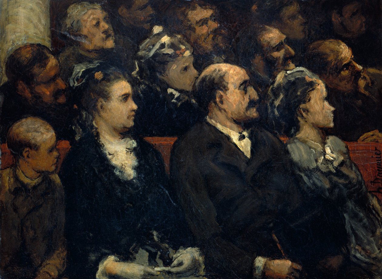 Teatro francês de Honoré Daumier