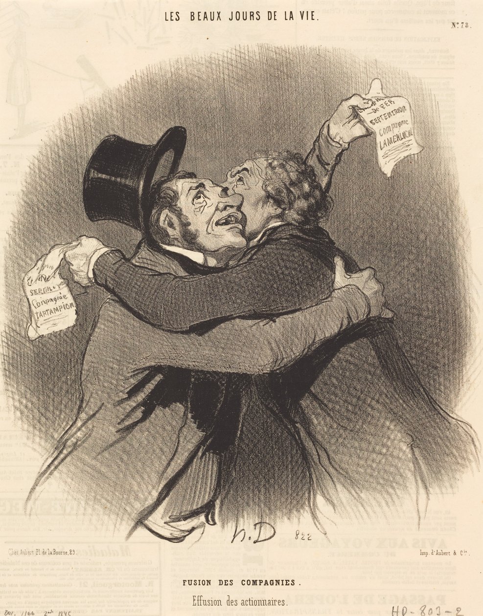 Fusão das companhias de Honoré Daumier