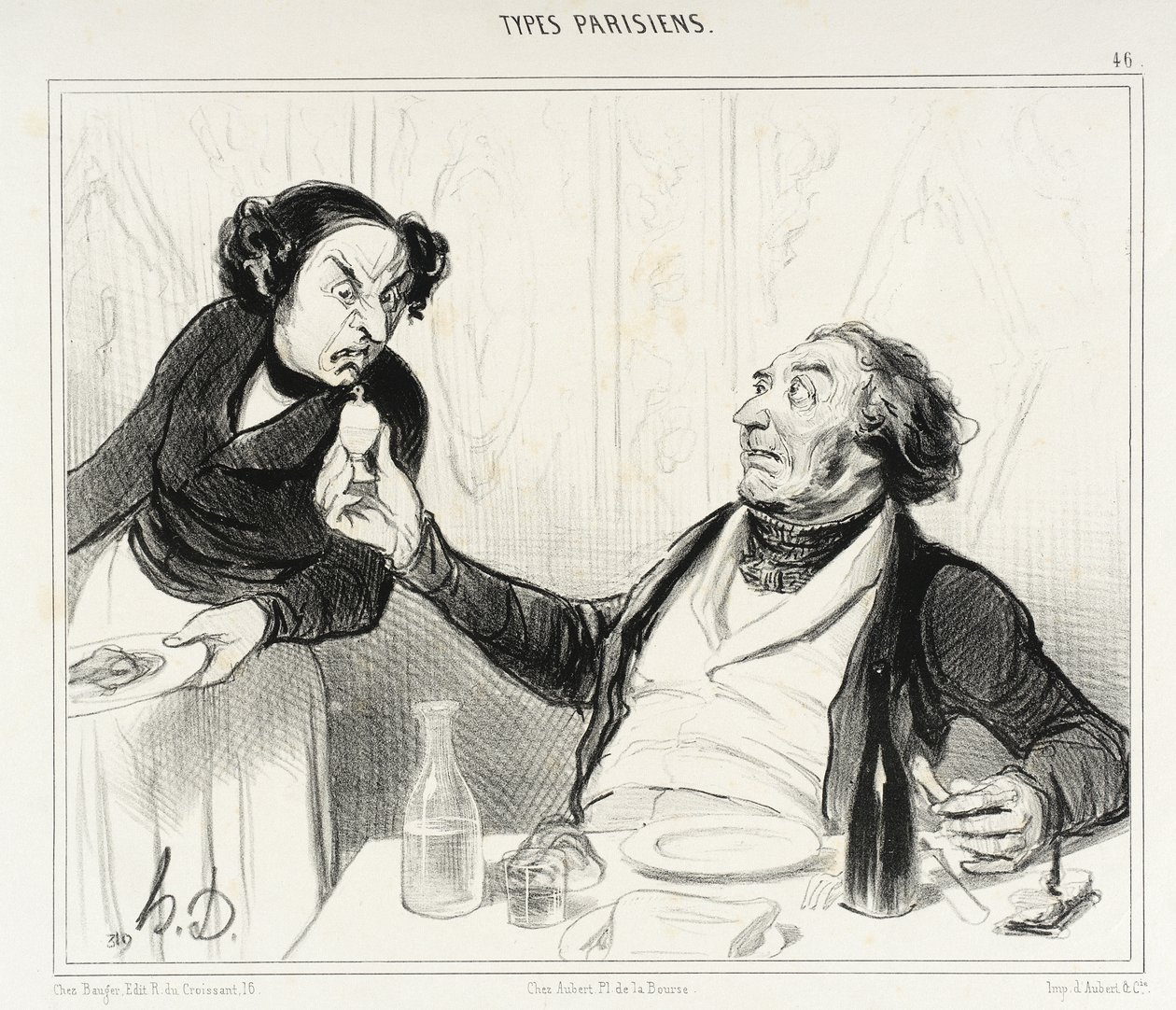 Empregado, o que é isto?... de Honoré Daumier