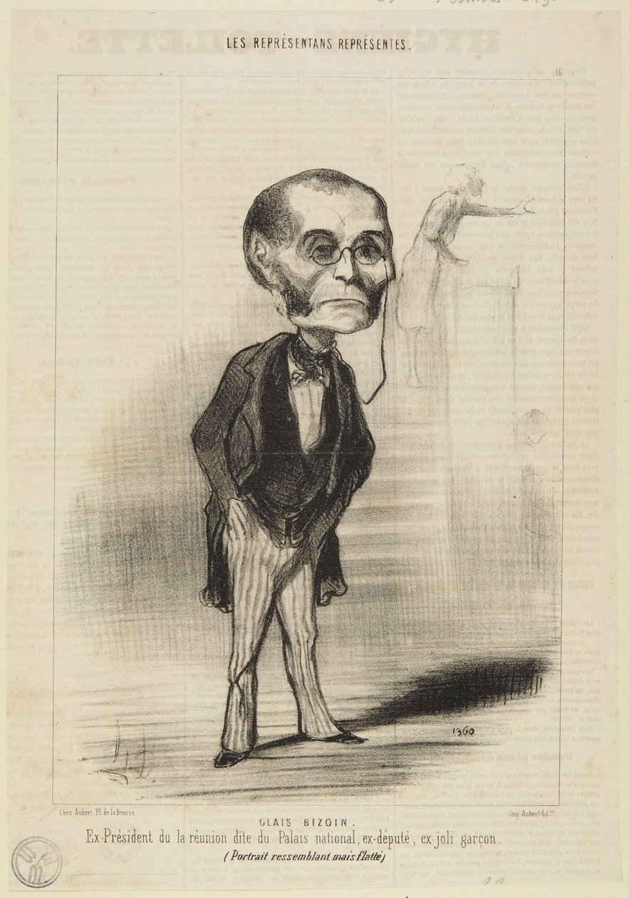 «Glais Bizoin» de Honoré Daumier