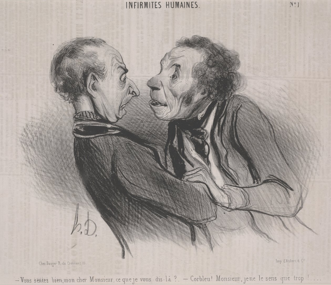 Fraquezas Humanas, no. 1 de Honoré Daumier