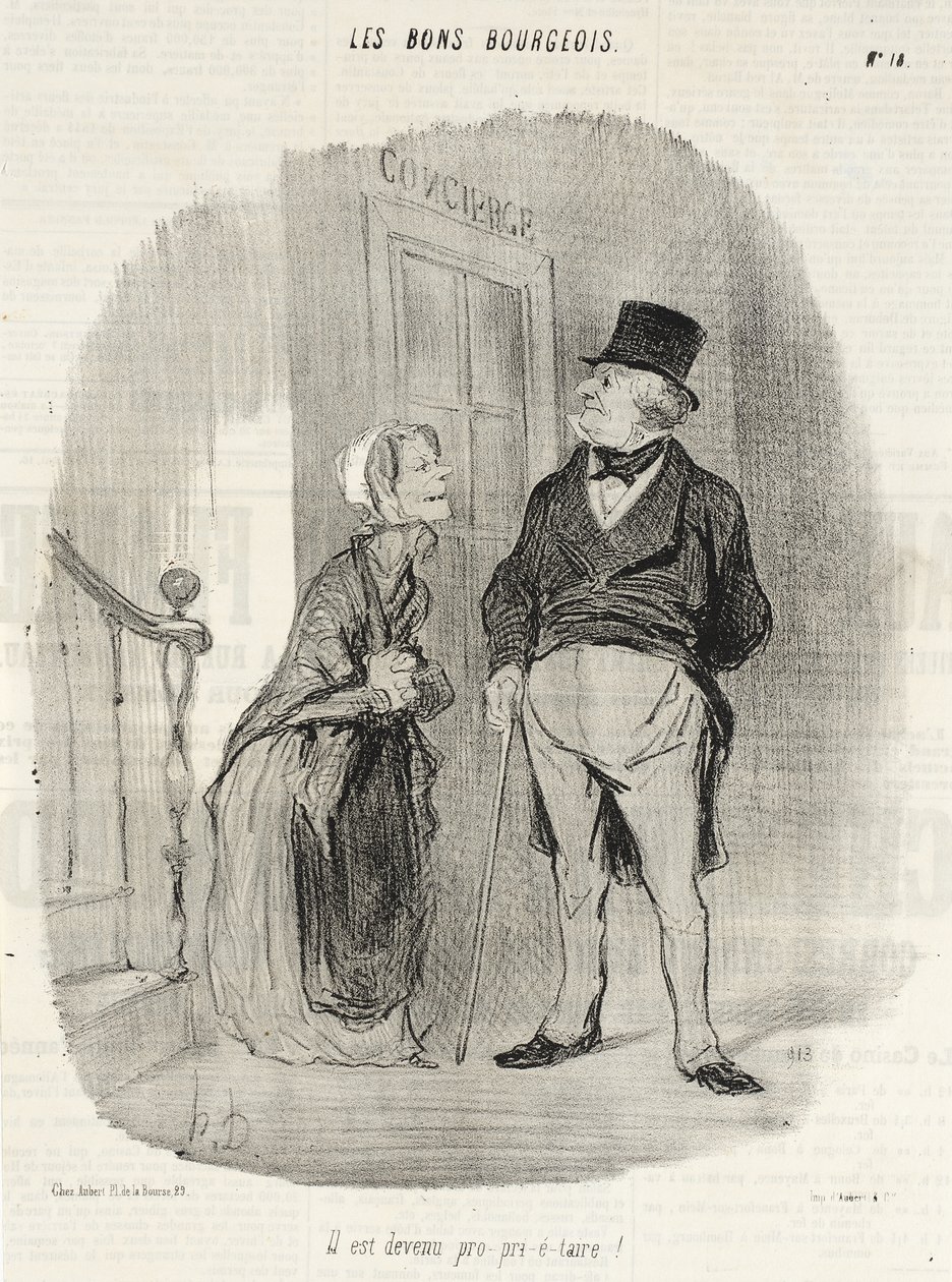 Tornou-se proprietário! de Honoré Daumier