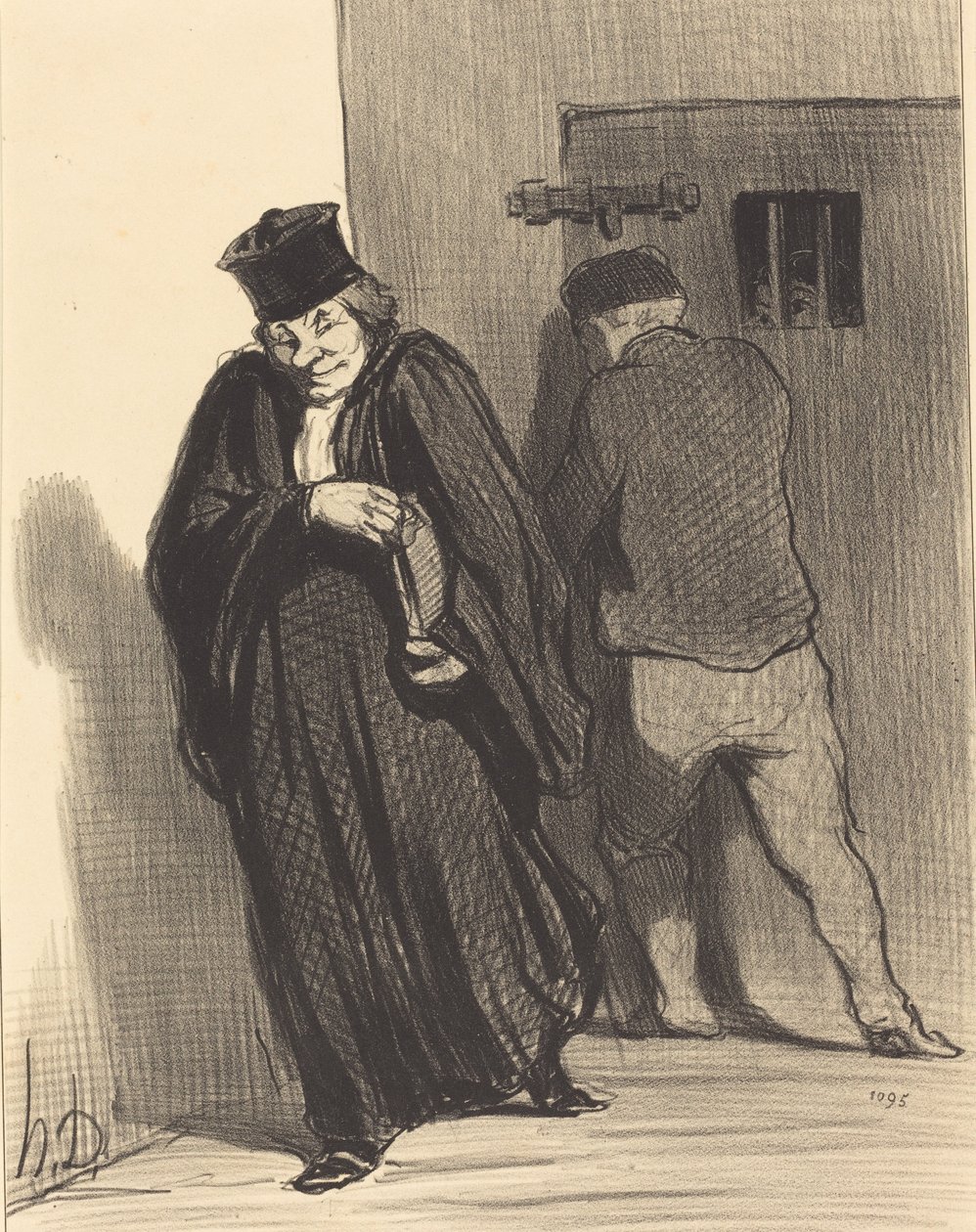 Parece... que o meu sujeito é um grande patife... de Honoré Daumier