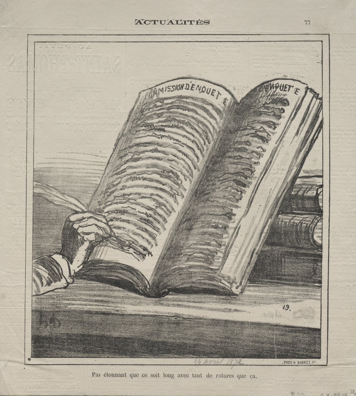 Atualidades (nº 77): Não se surpreenda que seja longo e com muitas correções de Honoré Daumier