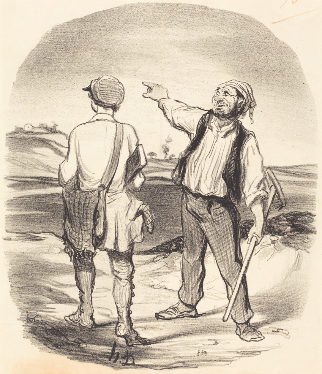 Vi uma lebre... há oito dias! de Honoré Daumier