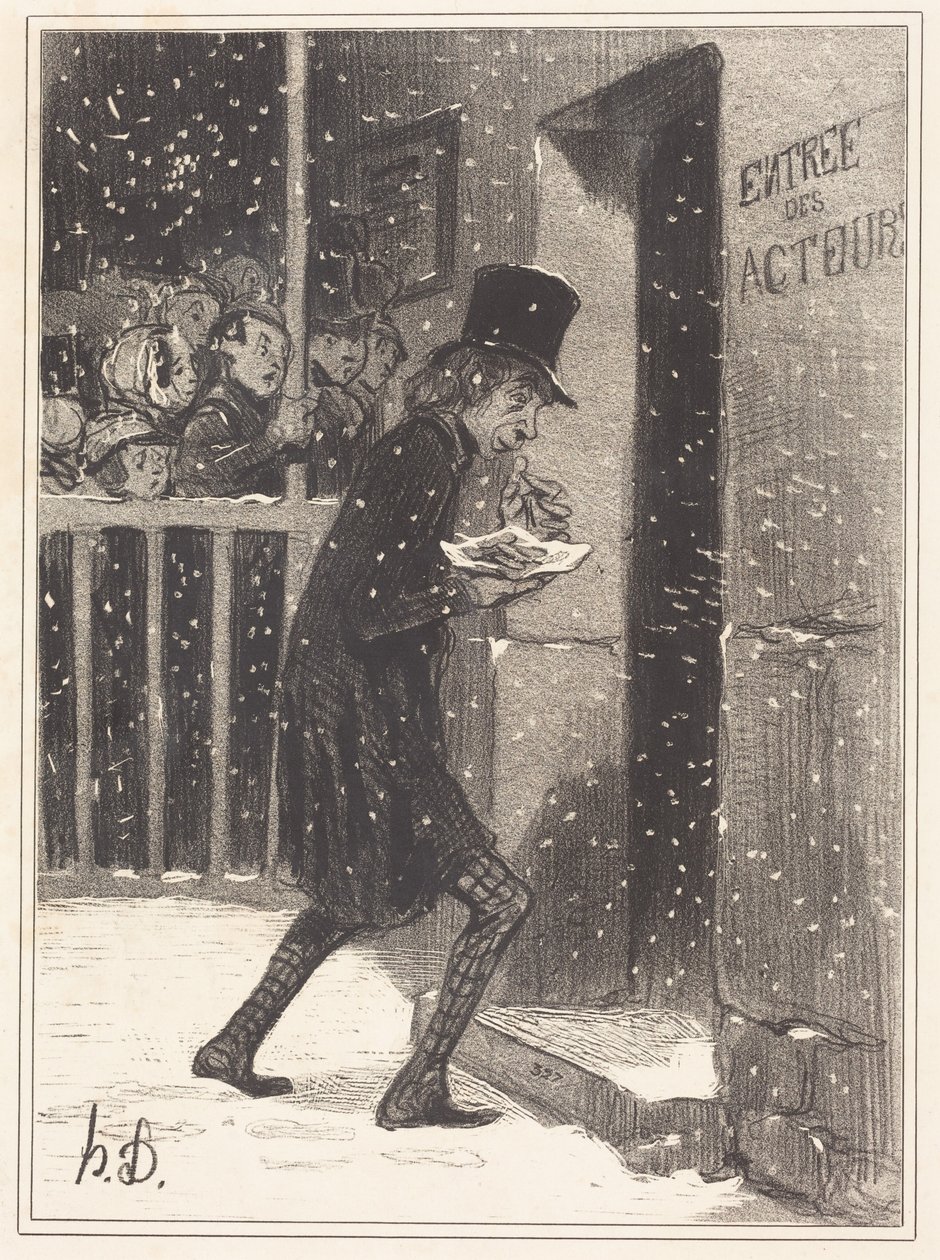 O ator dos Funambules de Honoré Daumier