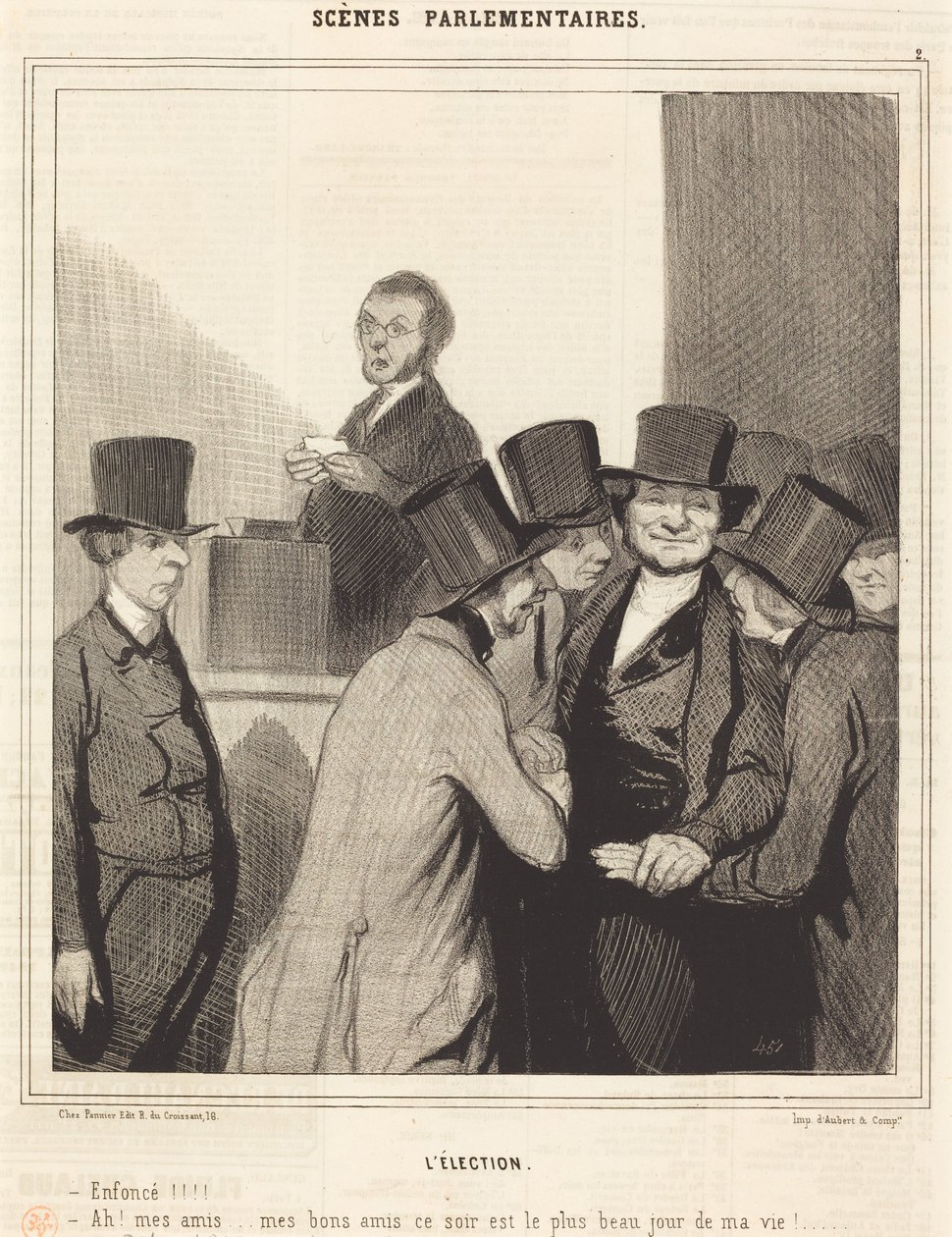 A eleição de Honoré Daumier